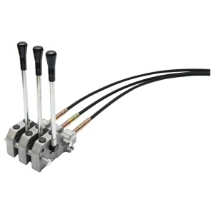Distribuitor hidraulic cu 3 manete, lungime cablu 2m presiune 250 bar debit 40L/min Breckner Germany - Img 5