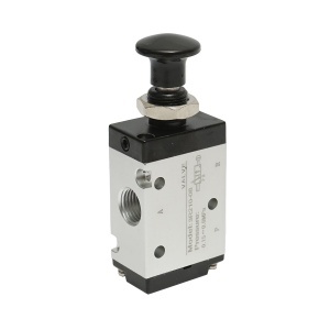 Electrovalva pneumatica 3 cai, 2 pozitii G 1/4 cu maner