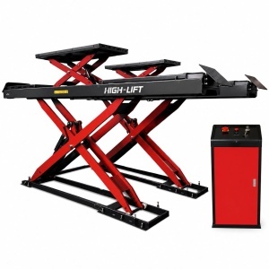 Elevator auto tip foarfeca dublu 220V, 2.2kW, capacitate ridicare 4000kg, inaltime ridicare 330-1850mm