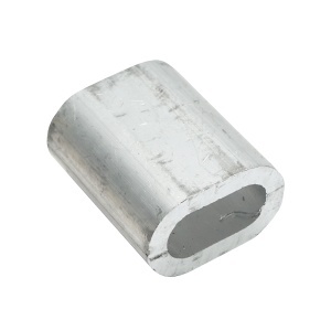 Ferula/bucsa de presare din aluminiu pentru cablu troliu 13 mm - Img 3