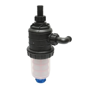 Filtru erbicidator transparent cu 2 site si valva autocuratare, racord 32mm - Img 4