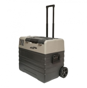 Frigider auto cu compresor si roti tip troler 52L 12-24-220V 60W - Img 7