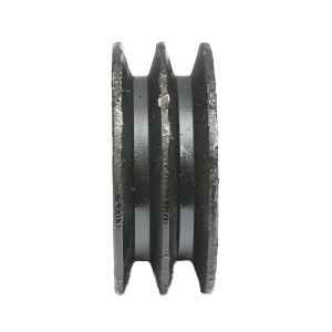 Fulie 2 caneluri 87x34mm pentru ax cu pana 24mm - Img 2