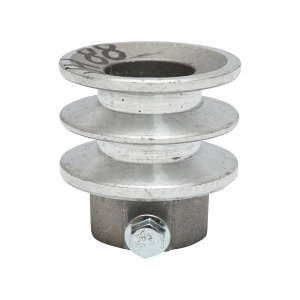 Fulie cu 2 caneluri pentru ax cu pana 19mm, motor 7Cp - Img 2