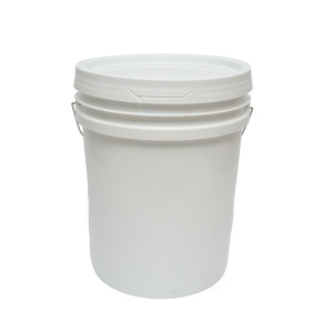 Galeata rotunda din plastic 20L cu capac pentru miere de albine - Img 2