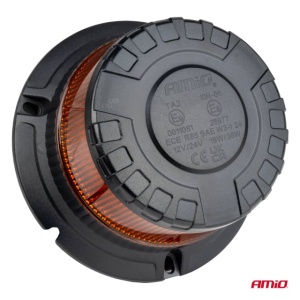 Girofar auto cu efect stroboscopic W28M 12V 24V AMIO - Img 2