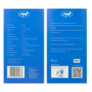 Hranitoare inteligenta pentru caini si pisici PNI MyPet PT036 cu camera 3MP incorporata, capacitate rezervor hrana 6 litri, control din Tuya Smart, functie inregistrare vocala, programare mese, vizibi - Img 2