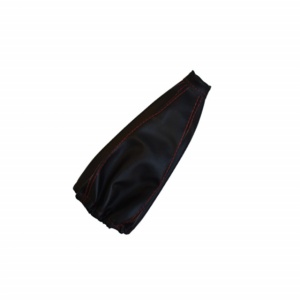 Husa Schimbator Viteze Piele Neagra, Cusatura Rosie