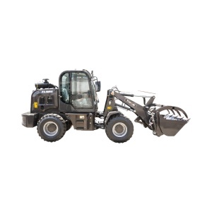 Incarcator frontal articulat WOLA 1T, 4x4, motor diesel 57CP, cupa cu gheara 0.8 m³ THOR - Img 4
