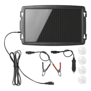 Incarcator solar pentru acumulator auto cu ventuze 2.4 W - Img 3