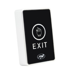 Intrerupator de acces PNI PB104, cu touch, montaj aplicat, NO/NC/COM, 12V/24V DC, LED stare, metalic, 5 fire - Img 7