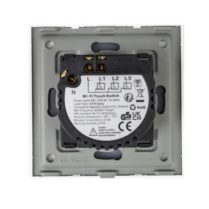 Intrerupator inteligent cu touch PNI SafeHome PW101 WiFi, 600W, control prin aplicatia Tuya Smart - Img 4