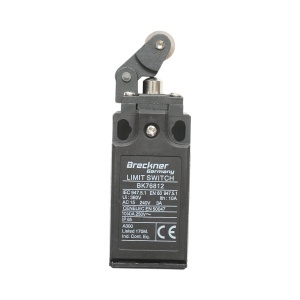 Intrerupator limita cu actuator tip piston, rola orizontala si brat scurt 250V/380V, 10A IP65 Breckner Germany