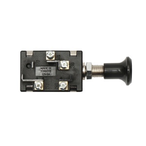 Intrerupator scurt on-off 12V/5A pull switch cu piulita prindere metalica Breckner Germany - Img 5