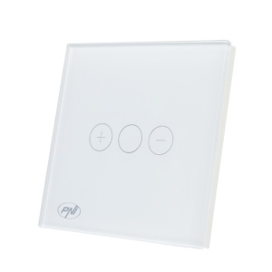 Intrerupator simplu cu touch si dimmer PNI SafeHome DIM101, 1X700W, Live Wire, fara nul, sticla dimabil - Img 6