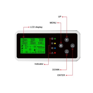 Invertor solar On Off Grid PNI GreenHouse SB5000 5KW MPPT stocare si injectare in retea IP67 WIFI - Img 4