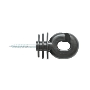 Izolator compact negru fi 5.9mm 111x40mm gard electric Mezofarm