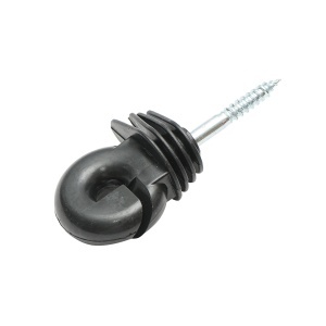 Izolator inelar compact negru fi 5.9mm 91x40mm gard electric Breckner Germany - Img 3