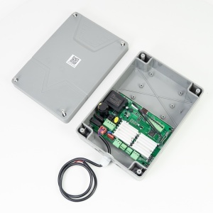 Kit automatizare porti batante PNI MAB500S cu 2 motoare, telecomenzi si panou de control, greutate porti max. 500 Kg, cu limitator de cursa - Img 6