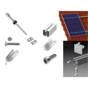 Kit de montaj pe acoperis tabla PNI pentru 2 panouri fotovoltaice - Img 2