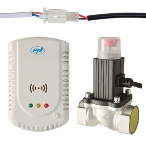 Kit Senzor gaz PNI GD-01 si electrovalva PNI V-02 cod 2014172 - Img 5