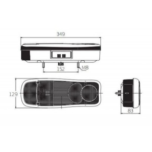 LAMPA DREAPTA CAMION - Img 3