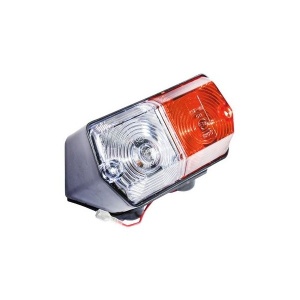 Lampa fata galben si alb stanga fata U-650 LSF-3S 12.5x8 cm - Img 2