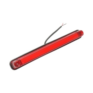 Lampa gabarit laterala LED NEON 12-24V rosie slim 235x26.5x21mm Breckner Germany - Img 3