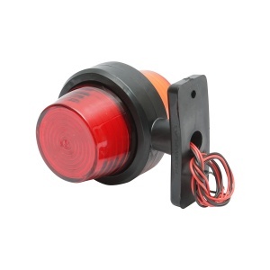 Lampa gabarit laterale LED NEON rosu-galben 12V-24V Breckner Germany - Img 3