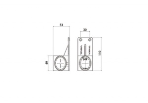 Lampa gabarit LED 3 culori stanga VIGNAL - Img 2