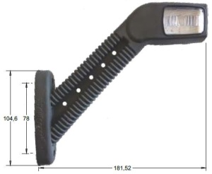 Lampa gabarit LED - STANGA - brat lung - Img 2
