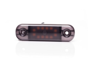 Lampa marcaj BLACK cu lumina rosie 12 LEDURI 12/24V - Img 3