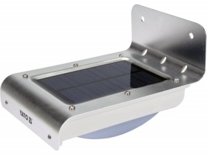 Lampa solara cu led, pentru perete, 120 lm YATO - Img 2