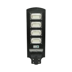 Lampa solara LED iluminat stradal 300W cu panou solar 18W, baterie LiFePO4 16000mAh, senzor miscare, telecomanda, prindere stalp IP65 Breckner Germany - Img 2