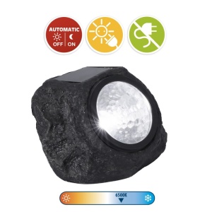 Lampa solara LED in forma de piatra - Img 2