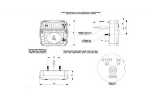 Lampa spate stanga/dreapta 12/24V - Img 2