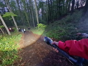 Lanterna PNI Adventure F20000 cu LED 138 W, 3 niveluri iluminare plus Turbo, 12000 lumeni, zoom, pana la 250 m, acumulator 5000 mAh, IPX7, functie Power BanK - Img 3