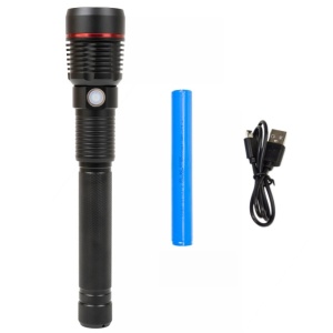Lanterna PNI Adventure F450 din aluminiu cu focus si functie BOOST, led 20 W, 1500 lm pana la 450 m, IPX5, power bank cu iesire USB, incarcare prin micro USB, acumulator 4400 mAh inclus, functioneaza - Img 8