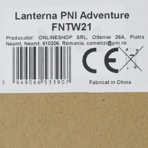 Lanterna PNI Adventure FNTW21 cu LED, 1200lm, aluminiu, acumulator 3000 mAh, incarcare magnetica, IP67 - Img 8