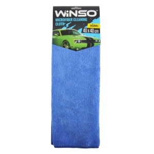 Laveta microfibre albastra 40x40