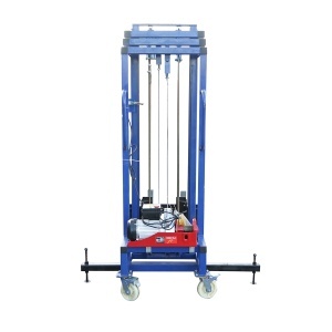 Lift electric materiale constructii 300kg, inaltime maxima 5m cu telecomanda - Img 6