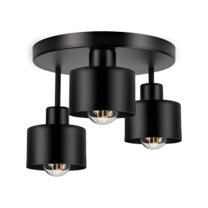 Lustra suspendata ADVITI RAMOS AD-LD-6258BE27M, 3 x E27, maxim 60W, negru