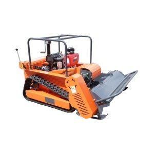 Masina de tuns iarba cu telecomanda pe senile, motor diesel 12.5CP, 499cc, latime de taiere 1000mm THOR - Img 6