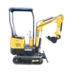 Mini excavator 1T cu semicabina, motor diesel 9.5CP, adancime sapare 1750mm, capacitate ridicare 350kg, latime cupa 380mm THOR - Img 4