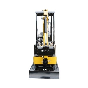 Mini excavator 1T pe senile cu semicabina, motor diesel 10CP, 499cc, adancime sapare 1600mm, 2 cupe incluse 390/960mm - Img 4