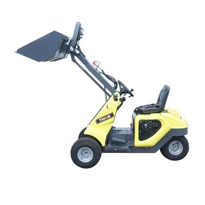 Mini incarcator frontal 500kg, motor benzina 23CP, capacitate ridicare 220kg, latime cupa 1110mm THOR - Img 2