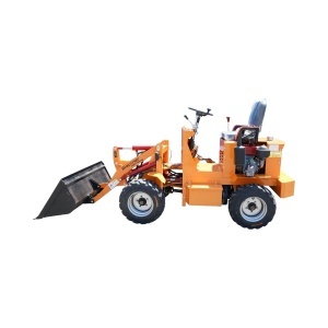 Mini incarcator frontal articulat 4x4, motor diesel 18CP, capacitate ridicare 400kg, latime cupa 1000mm Breckner Germany - Img 2