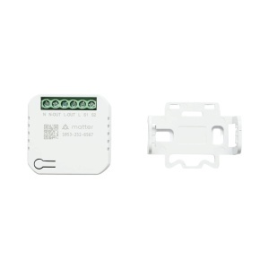 Modul intrerupator inteligent smart Wi-Fi Matter 1 canal 100-240V, 10A, montaj in doza, aplicatie Tuya Smart Life, compatibil Alexa si Google Home - Img 2
