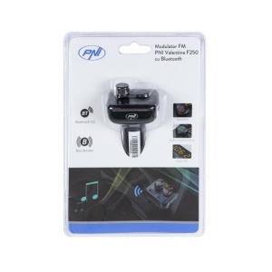 Modulator FM PNI Valentine F250 Bluetooth 5.0, MP3 player, transmitator FM, slot micro SD, port USB dual, incarcare rapida dispozitive mobile, buton super bass - Img 3