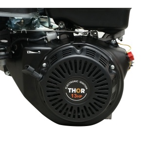 Motor pe benzina 13CP, 4 timpi, ax cu pana 25mm, 389cc pornire sfoara THOR - Img 5